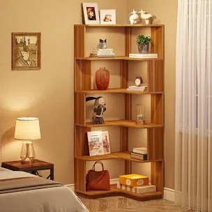 Nyajiah Corner Bookcase 