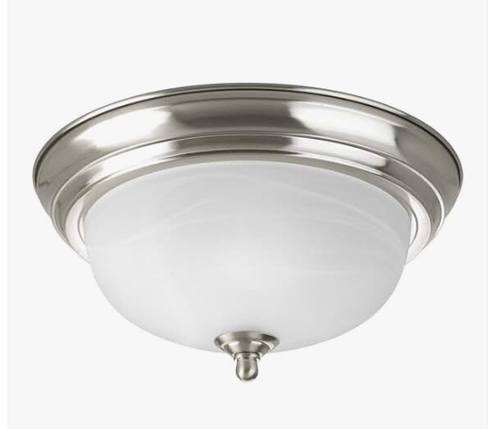 Elk Home 12-Inch Wide Ceiling Essentials Flush Mount Brushed Nickel