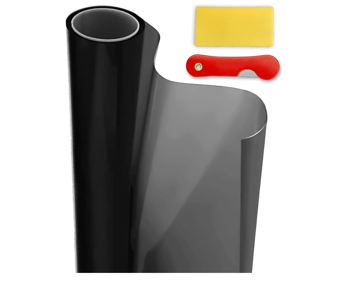 Car Window Tint Film for Auto Sun Shade Roll 35% VLT Black Universal Fit Width 20'' x Length 20 Ft Roll | Automotive Baby Protection Passenger Privacy Sunlight Heat UV Block and Scratch Resistant