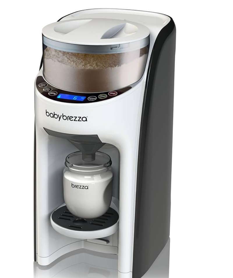 New and Improved Baby Brezza Formula Pro Advanced Formula Dispenser Machine - Automatically Mix a Warm Formula Bottle Instantly - Easily Make Bottle with Automatic Powder Blending (B07MYW28QR)