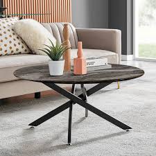 Novara Glass Marble Coffee Table TOP Gray