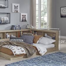 Karnova Bookcase Storage With Side Rail