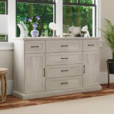 2-Door 6-Drawer Dresser With Rustic Design
