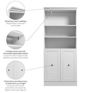 oneybrook 2 doors for shelving unit