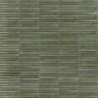 Canu 5.9 In. x 11.81 In. Polished Fluted Ceramic Subway Wall Tile (9.68 Sq. Ft. / Case)