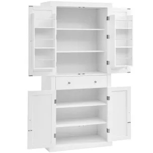 Neviyah 71.7'' Kitchen Pantry?with 6 door shelves and Adjustable Shelves