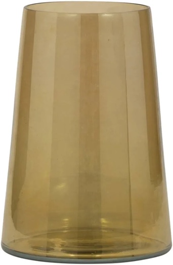 Glass Vase Glass Sleek Contemporary Silhouette with Modern Tapered Design and Smooth Minimalist Form for Decorative Display.