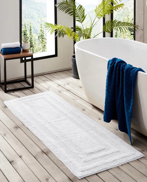 Eddie Bauer Logan Cotton Bath Rug Runner