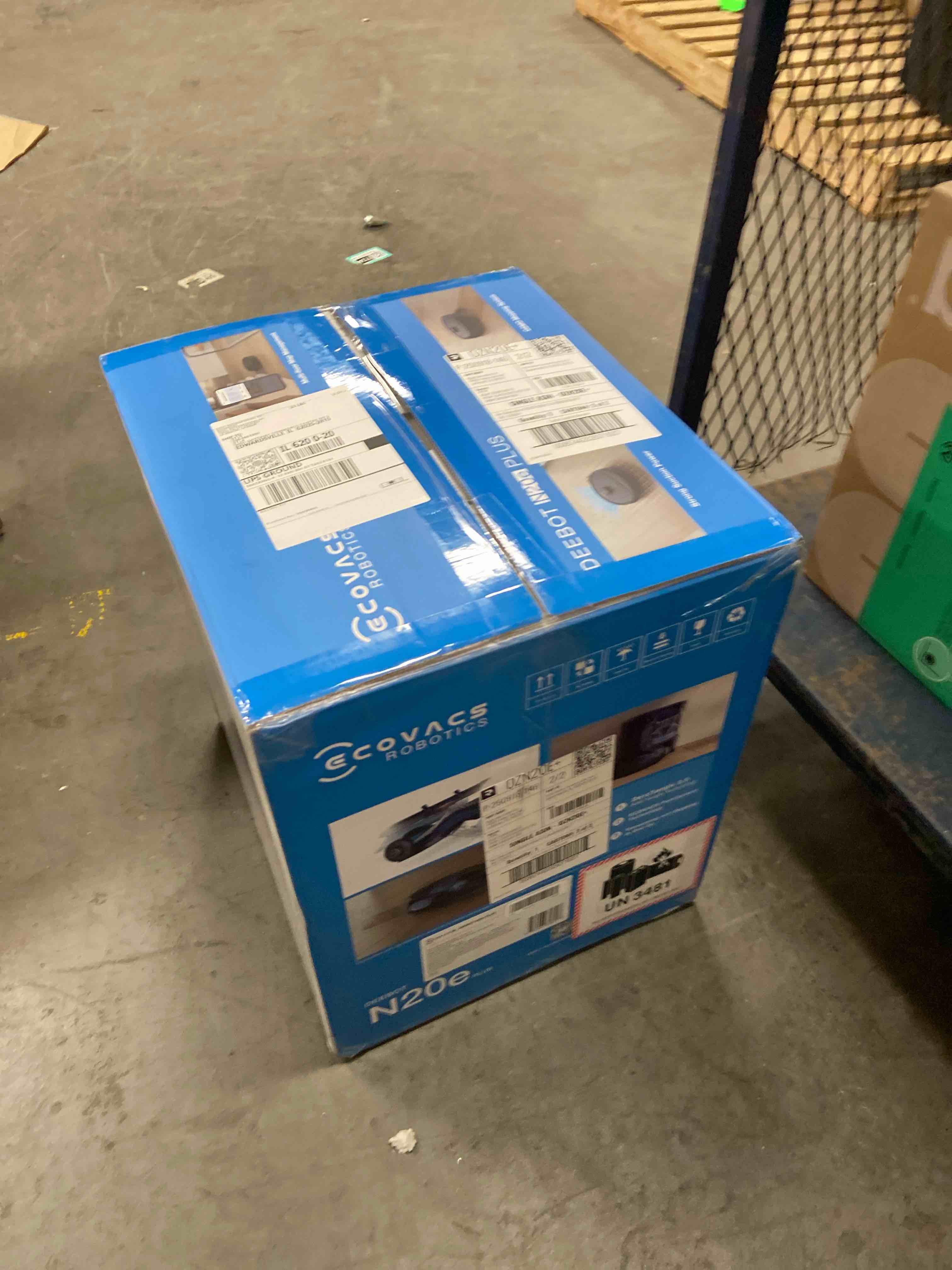 Condition photo showing New/Like New for ECOVACS DEEBOT N20e Plus Robot Vacuum and Mop, 10000Pa Strong Suction, Self-Emptying Bagless Base, Tangle-Free Roller for Pet Hair, Smart Mapping, 300 Min Runtime, Alexa Compatible