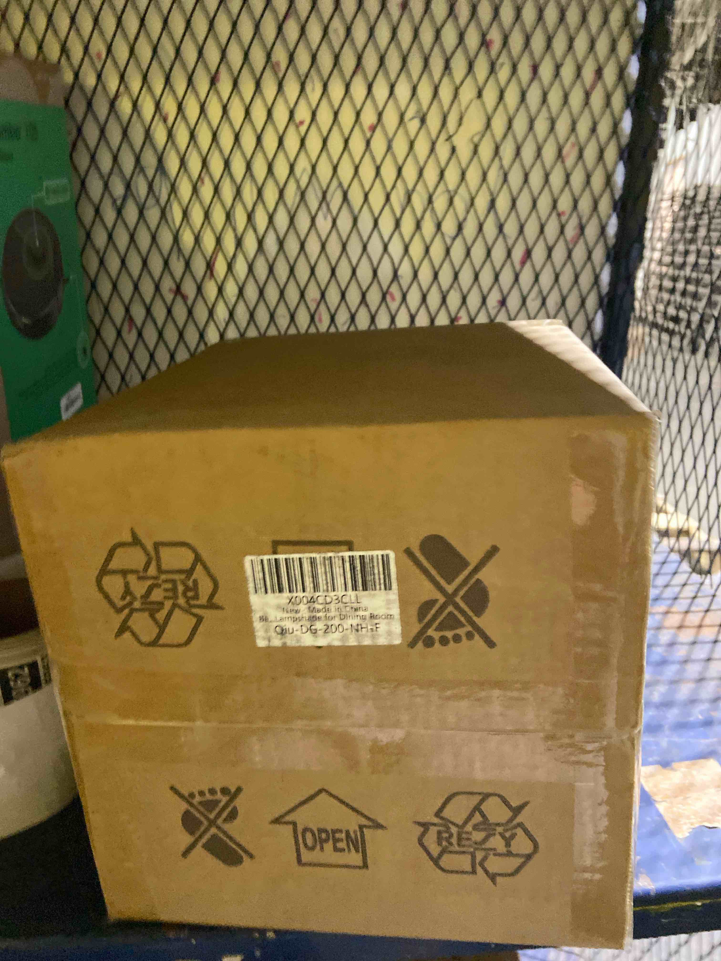 Condition photo showing New/Like New for 8" Globe Pendant Light Black Mid Century Modern Light Fixture Milk Glass Pendant Light Globe Pendant Lights Kitchen Island Matte Black Finished with Milk Glass Lampshade for Dining Room