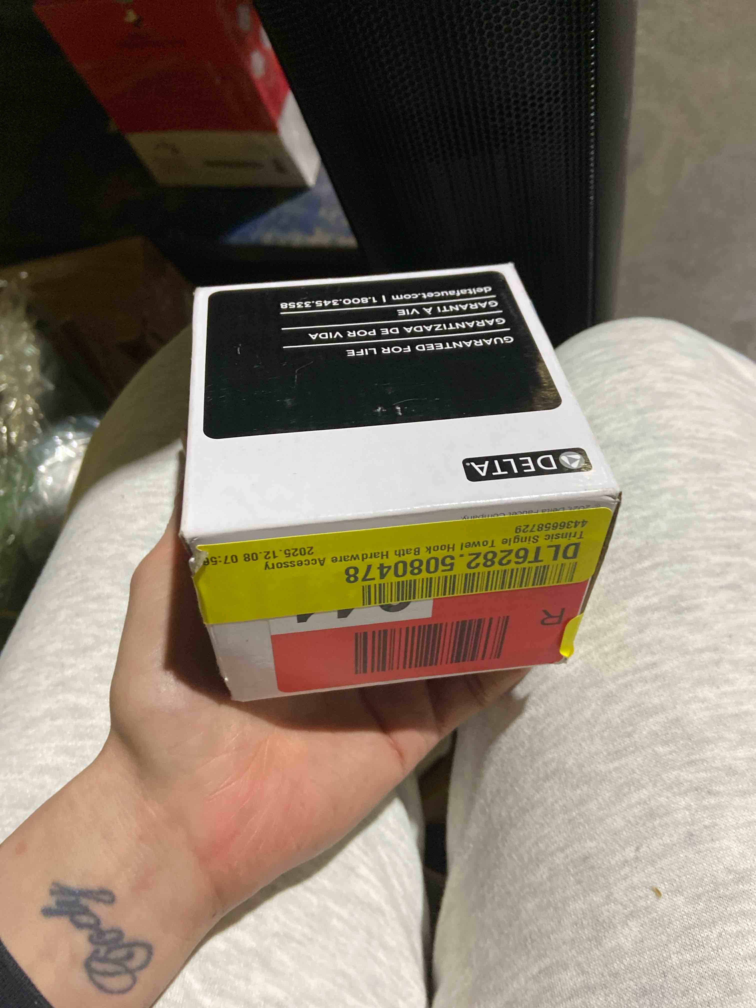 Condition photo showing New/Like New for Delta Trinsic Robe Hook Champagne Bronze