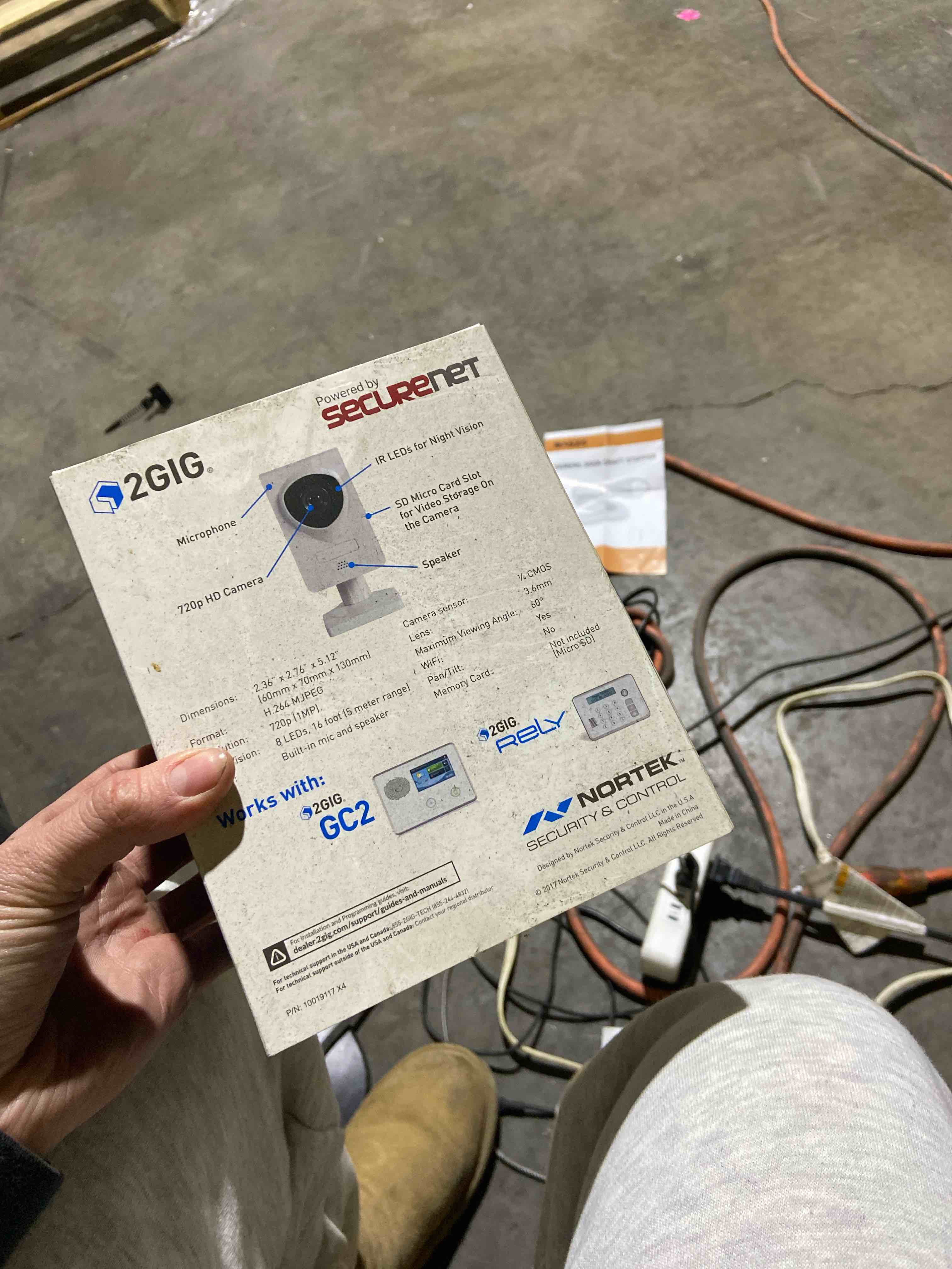 Condition photo showing New/Like New for 2gig CAM-101-NET Indoor HD WiFi Camera 2-Way Audio and Night Vision