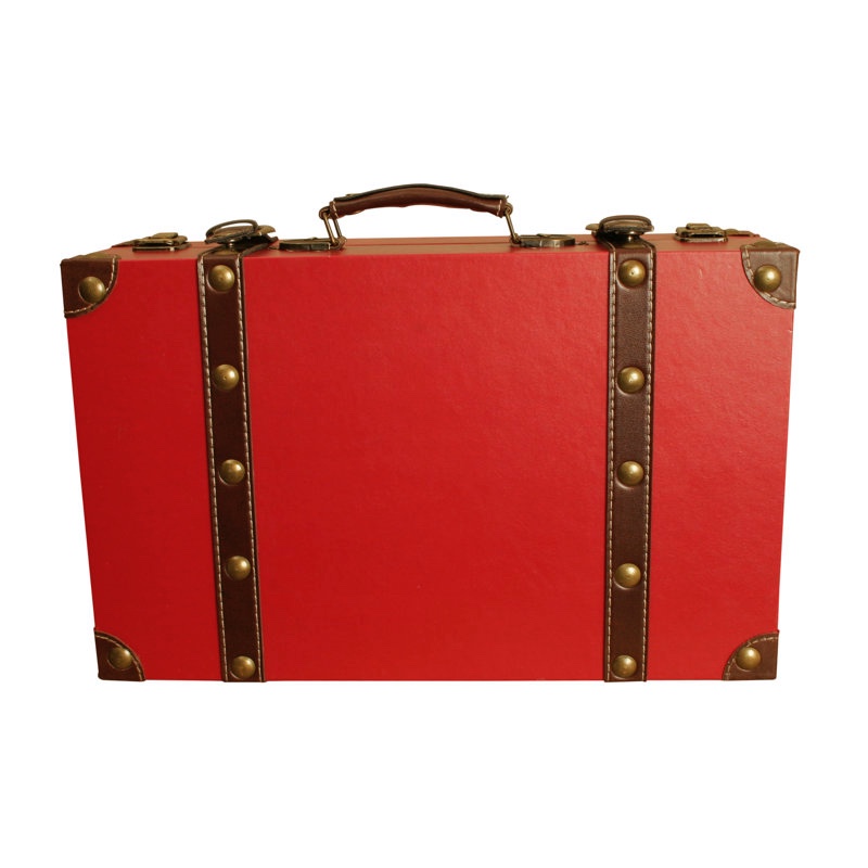 Winnsboro Faux Leather Vintage Trunk