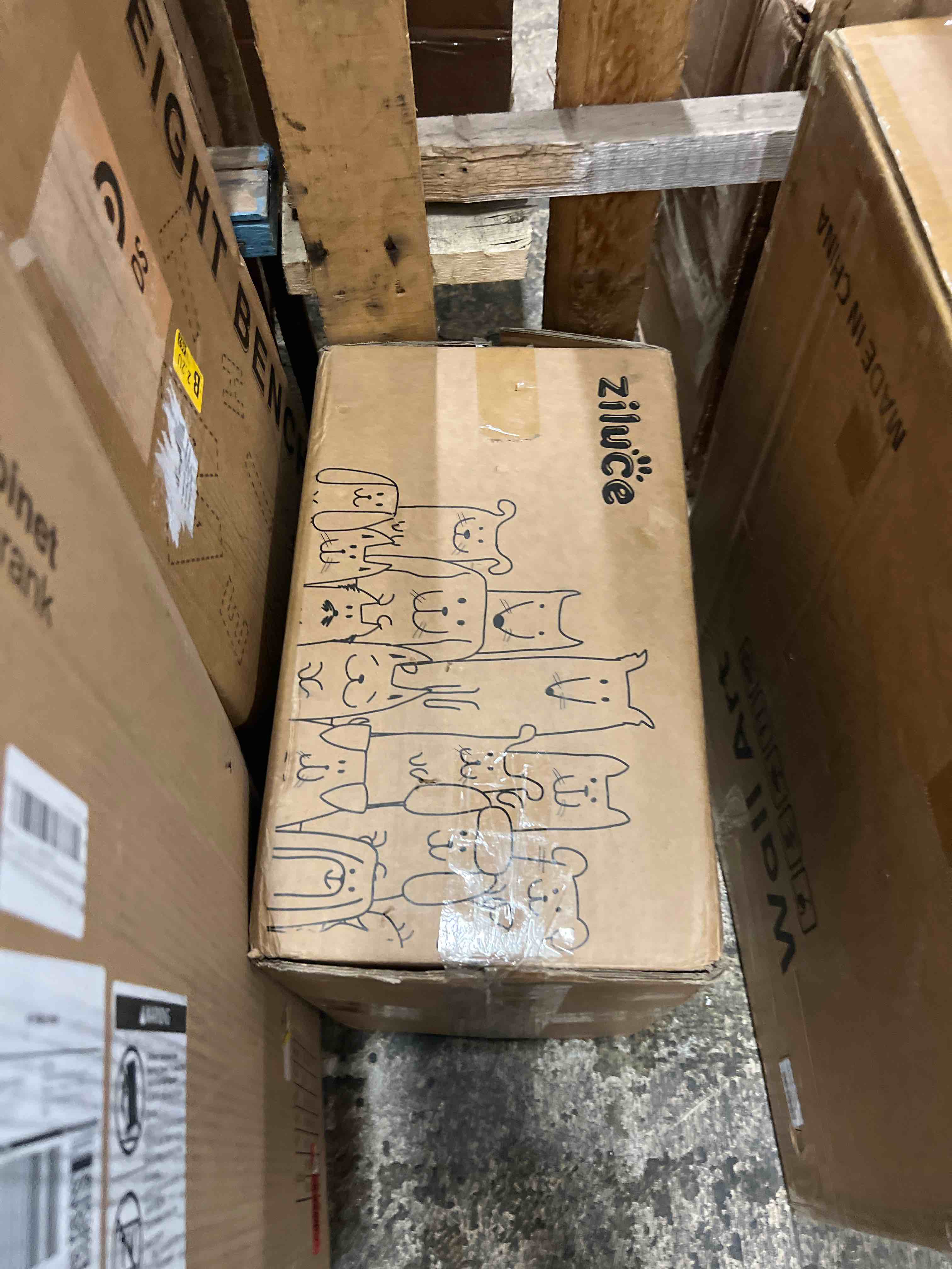 Condition photo showing New/Like New for Dog Stairs for Small Dogs and Cats, Dog Ramp for Couch and Bed, Foldable 2-in-1 Wooden Pet Steps for Puppy, Split Ottoman Design-Brown