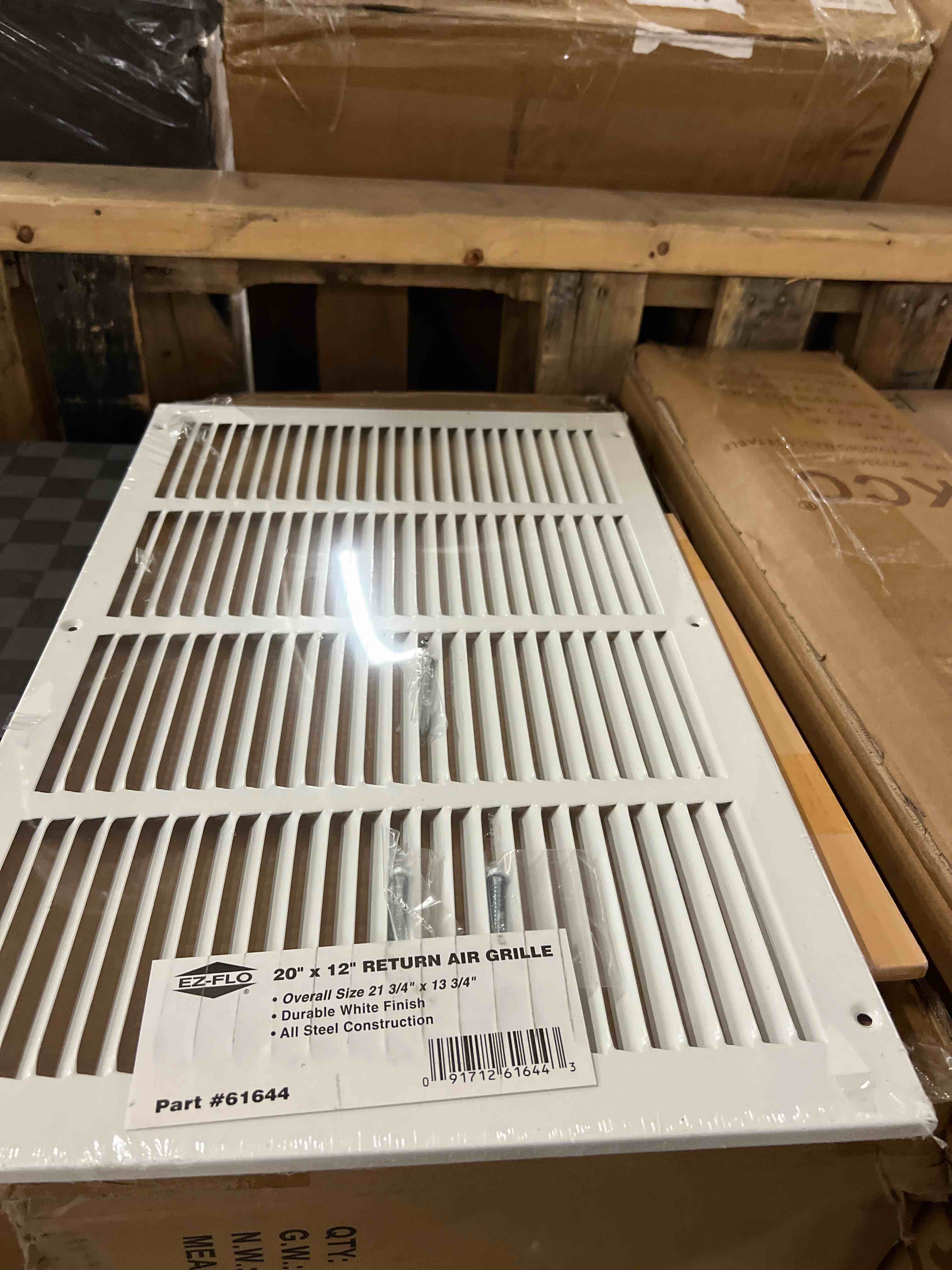 Condition photo showing New/Like New for Ez-Flo 61644 Return Air Grill