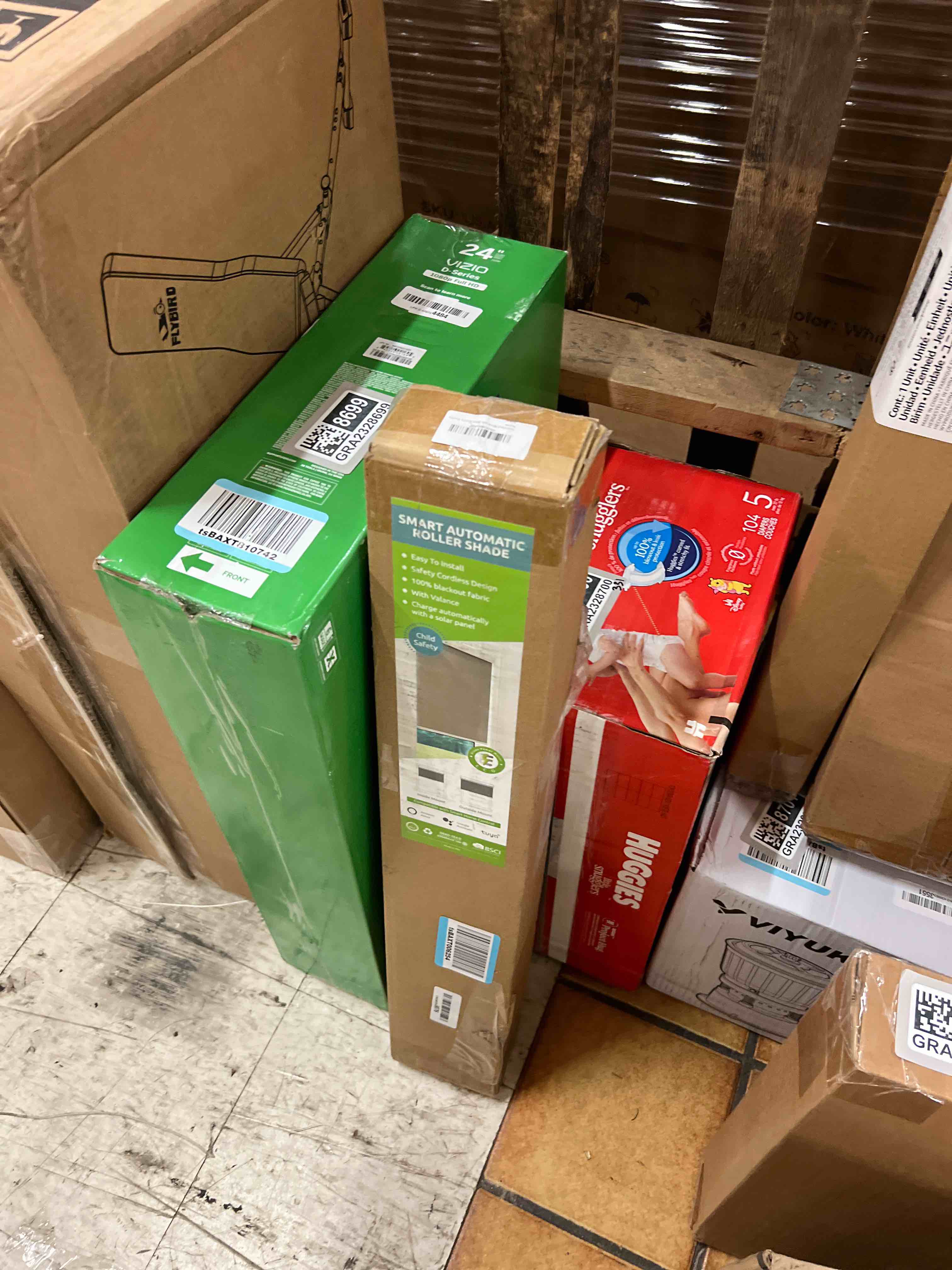 Condition photo showing New/Like New for Motorized Blinds with Remote, Smart Blinds with Solar Panel, Thermal Blackout Electric Blinds, Automatic Blinds for Windows Compatible with Alexa, Black-23 x72