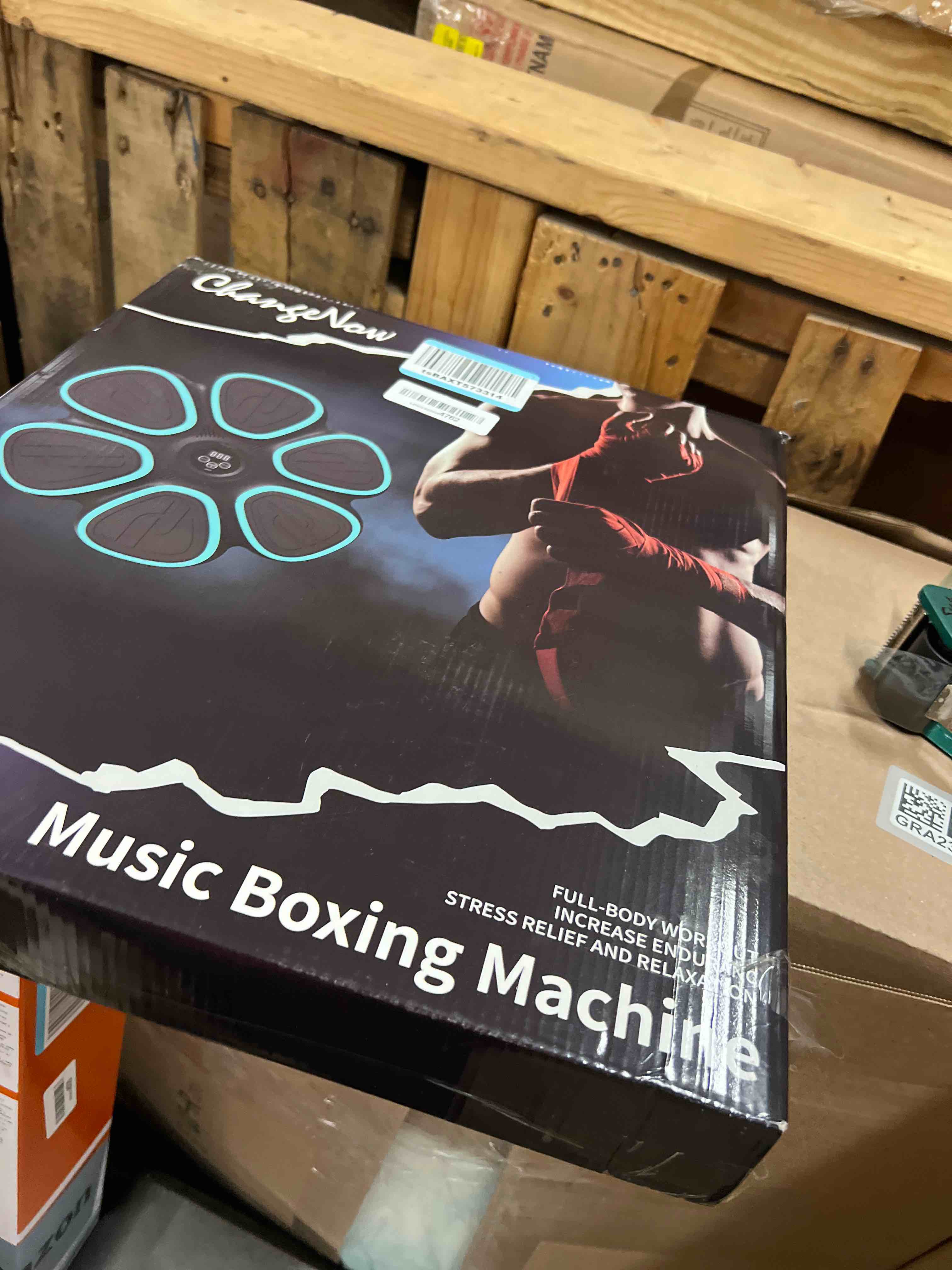 Condition photo showing New/Like New for changenow Music Boxing Machine for Kids&Adults,Bluetooth Smart Boxing Training Machine,Wall Target Punching Workout for Kids,Reflex Training Suitable for Home,Office,Gym,Fun Fitness Equipment