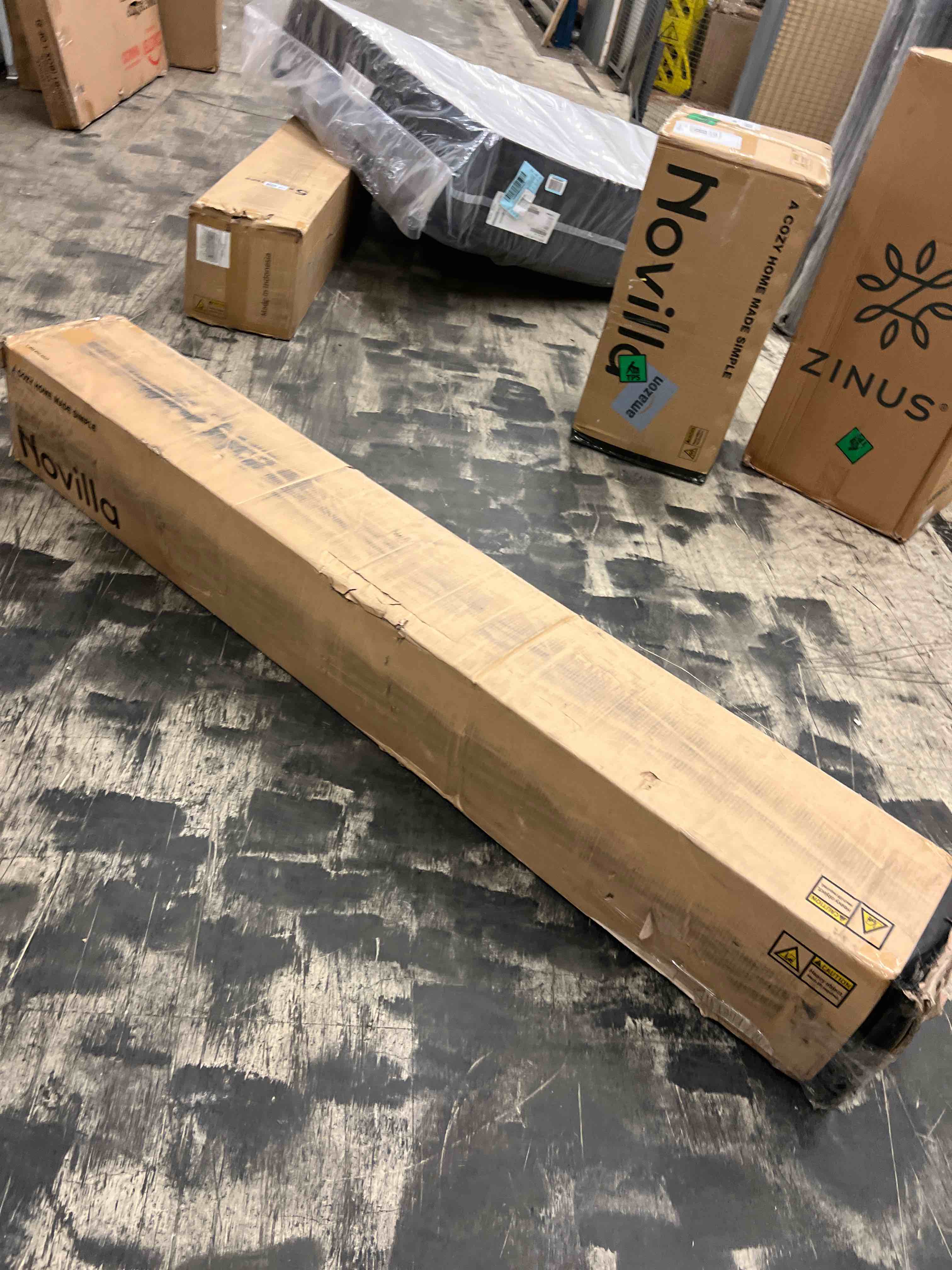 Condition photo showing New/Like New for Novilla 10 Inch King Size Mattress in a Box, Hypoallergenic & Back Pain Relief, Hybrid King Mattresses with Smarts Coils, Fiberglass Free CertiPUR-US Certified Colchones No Box Spring Needed