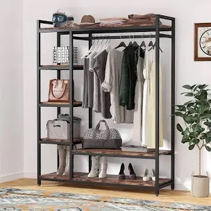 Krina 47" Manufactured Wood Clothing Rack