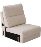 Middle Module for Modular Sectional Sofa, Customizable Sectional Sofa Couch Accent Chair, Beige