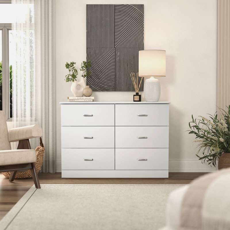 Allyannah 47.0'' W 6 - Drawer Dresser See More by Wade Logan®
