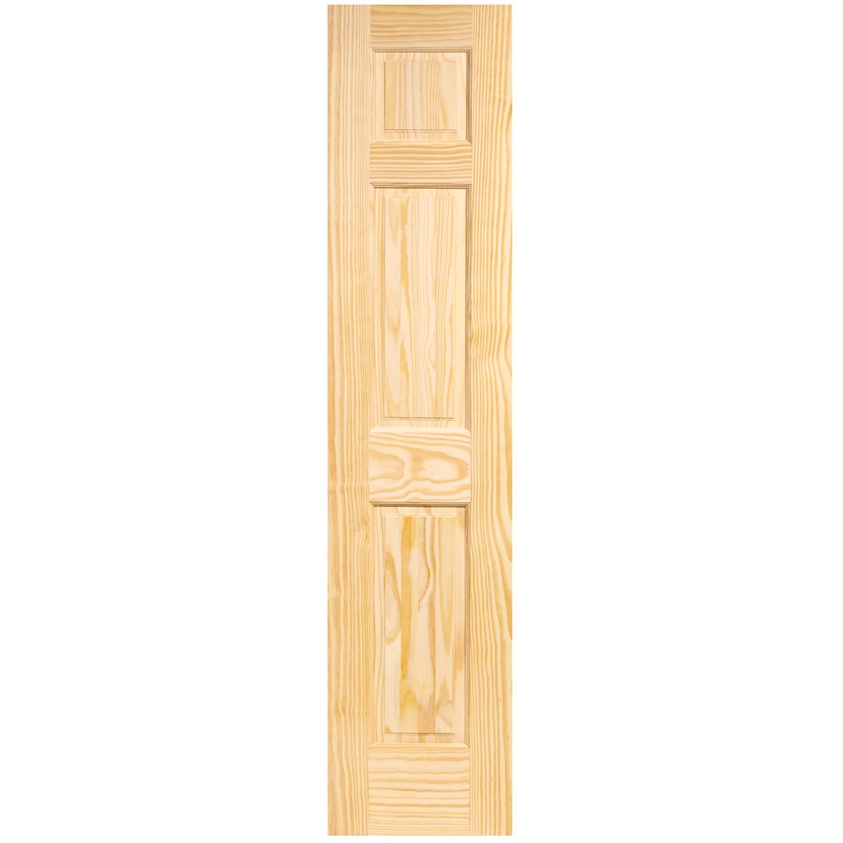 Size: 18" x 80" Colonial Paneled Solid Wood Unfinished Colonial Standard Door By Kimberly Bay