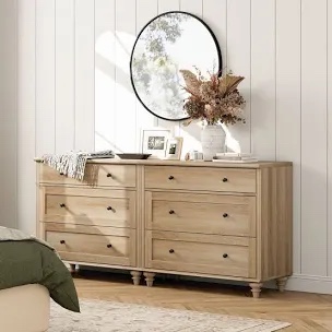 Oglesby 55.83" W 6 - Drawer Dresser