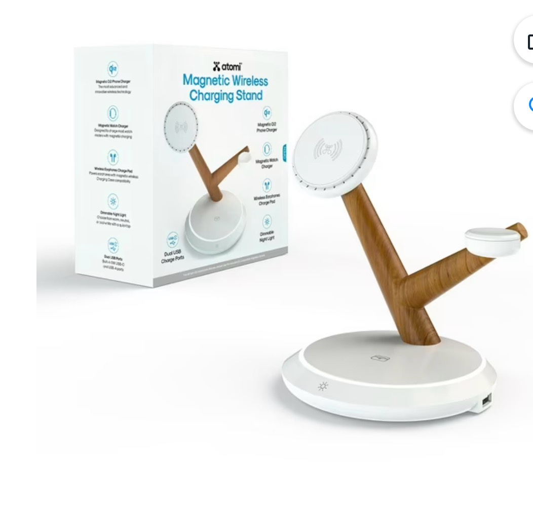 Atomi Qi2 Magnetic Wireless Charging Stand