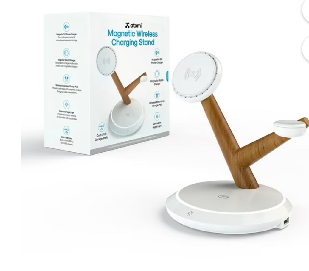 Atomi Qi2 Magnetic Wireless Charging Stand