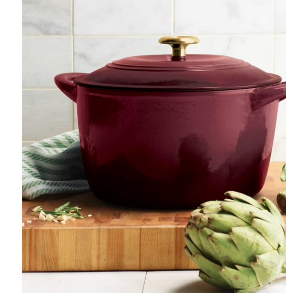 Tramontina Enameled Cast Iron 7-Quart Covered Round Dutch Oven