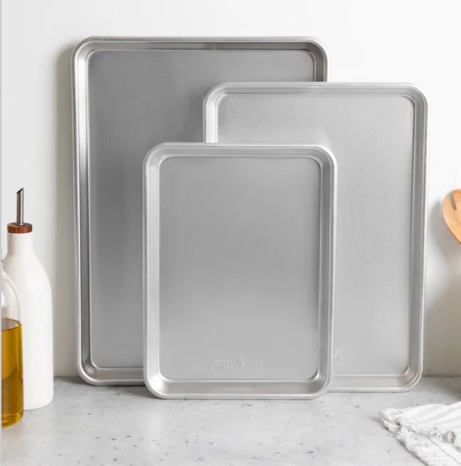 Nordic Ware Naturals 3-piece Baking Sheet Set