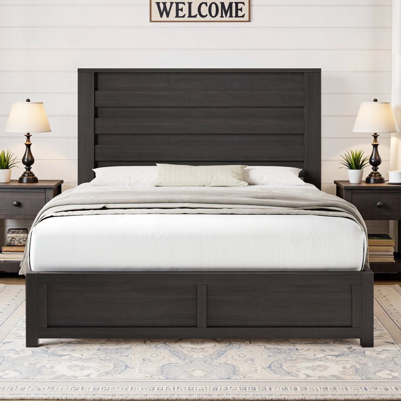 Louby 49" Farmhouse Platform Bed  Size: Full