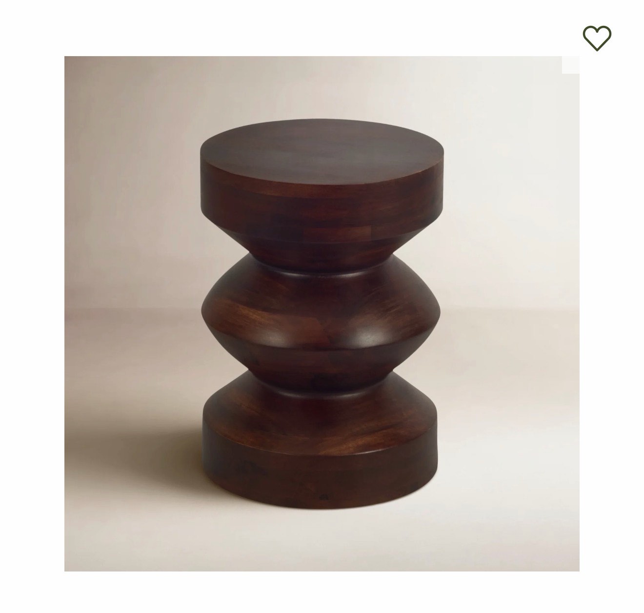 Maberley 18'' Tall Solid Wood Pedestal End Table