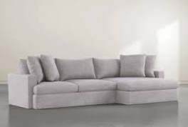 L-Shape Convertible Sectional Couches Sofas(Box 2 of 3 )