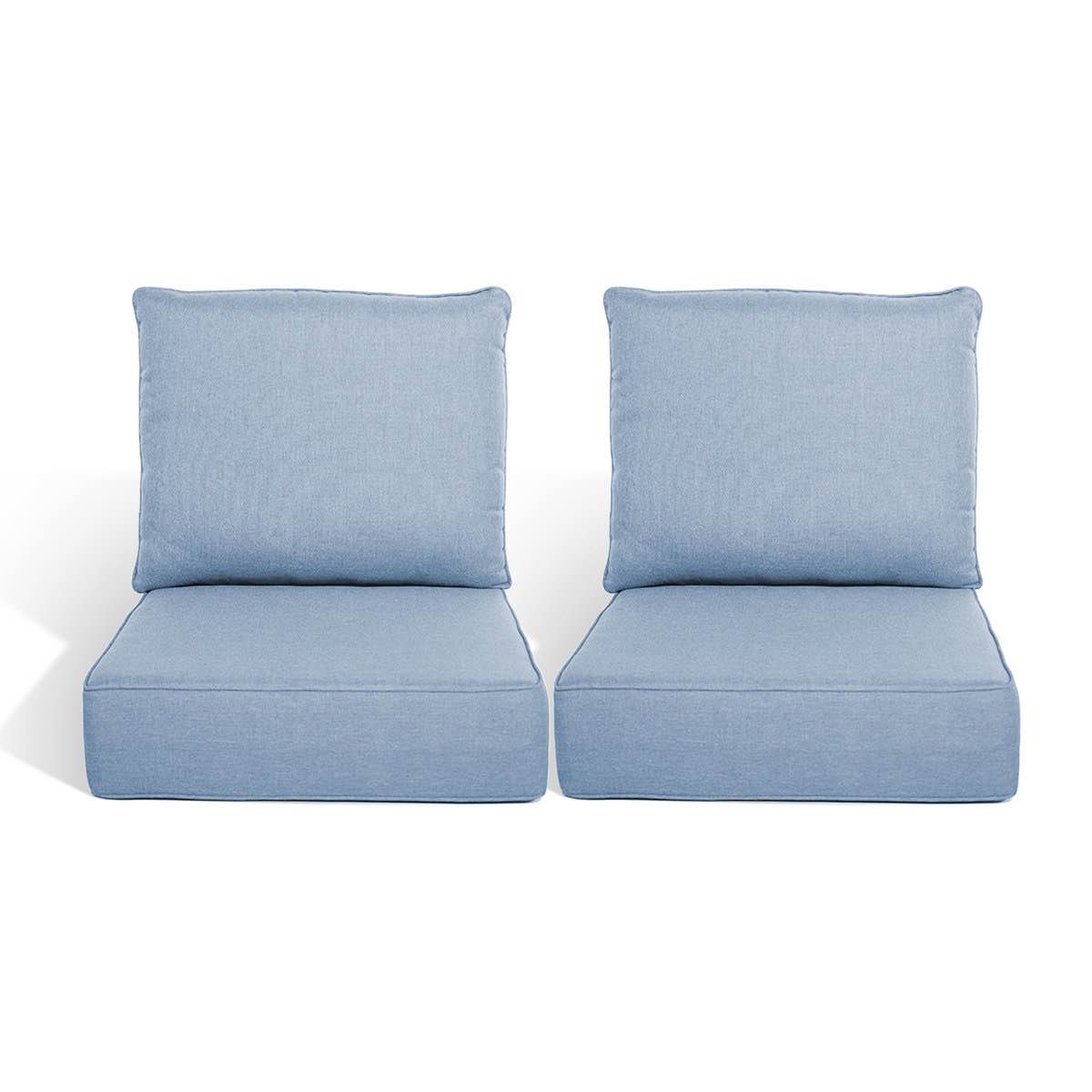 Outdoor 6'' Replacement Cushion Set Seat / Back Cushion (Set Of 2)Box was open a little it)