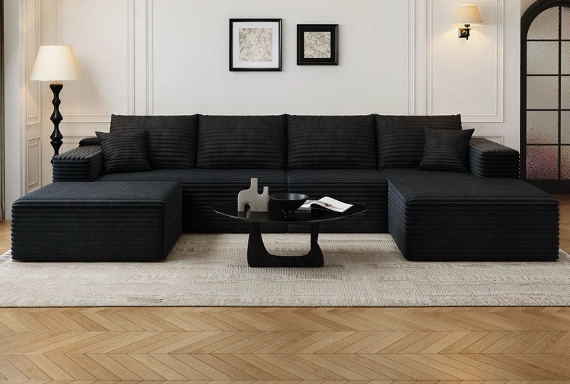 135.4"cloud modular sectional couch ottoman.    ottoman only !