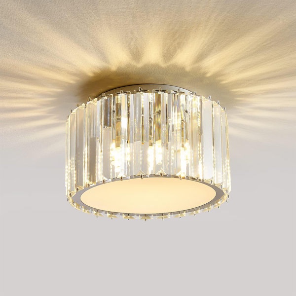 Crystal Flush Mount Ceiling Light