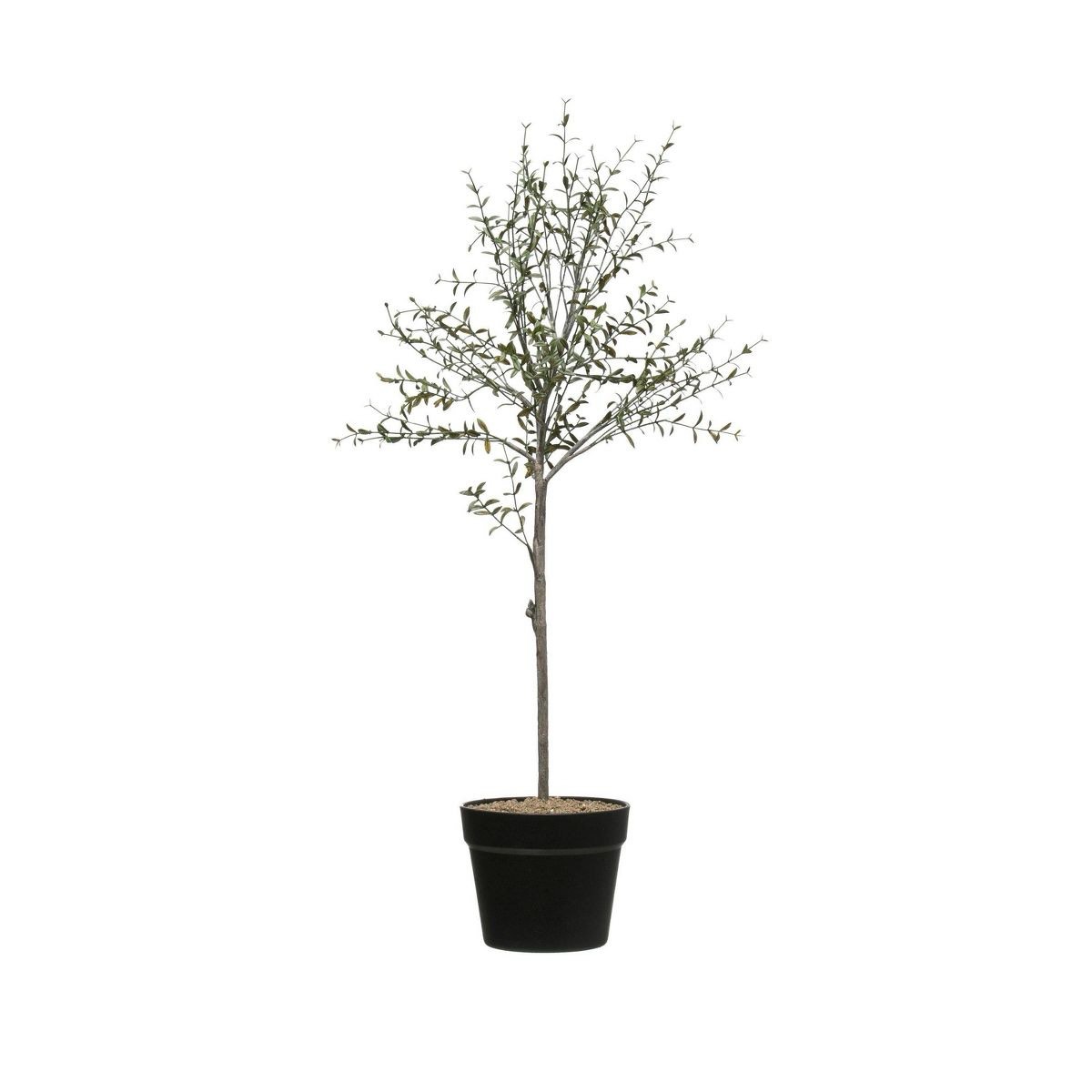 storied home 29" x 11" artificial faux thyme topiary plant in terracotta pot - indoor decorative greenery