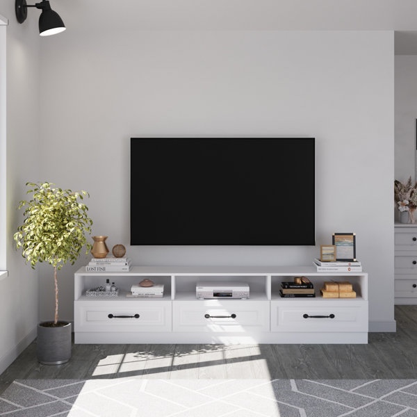 70-inch white tv stand