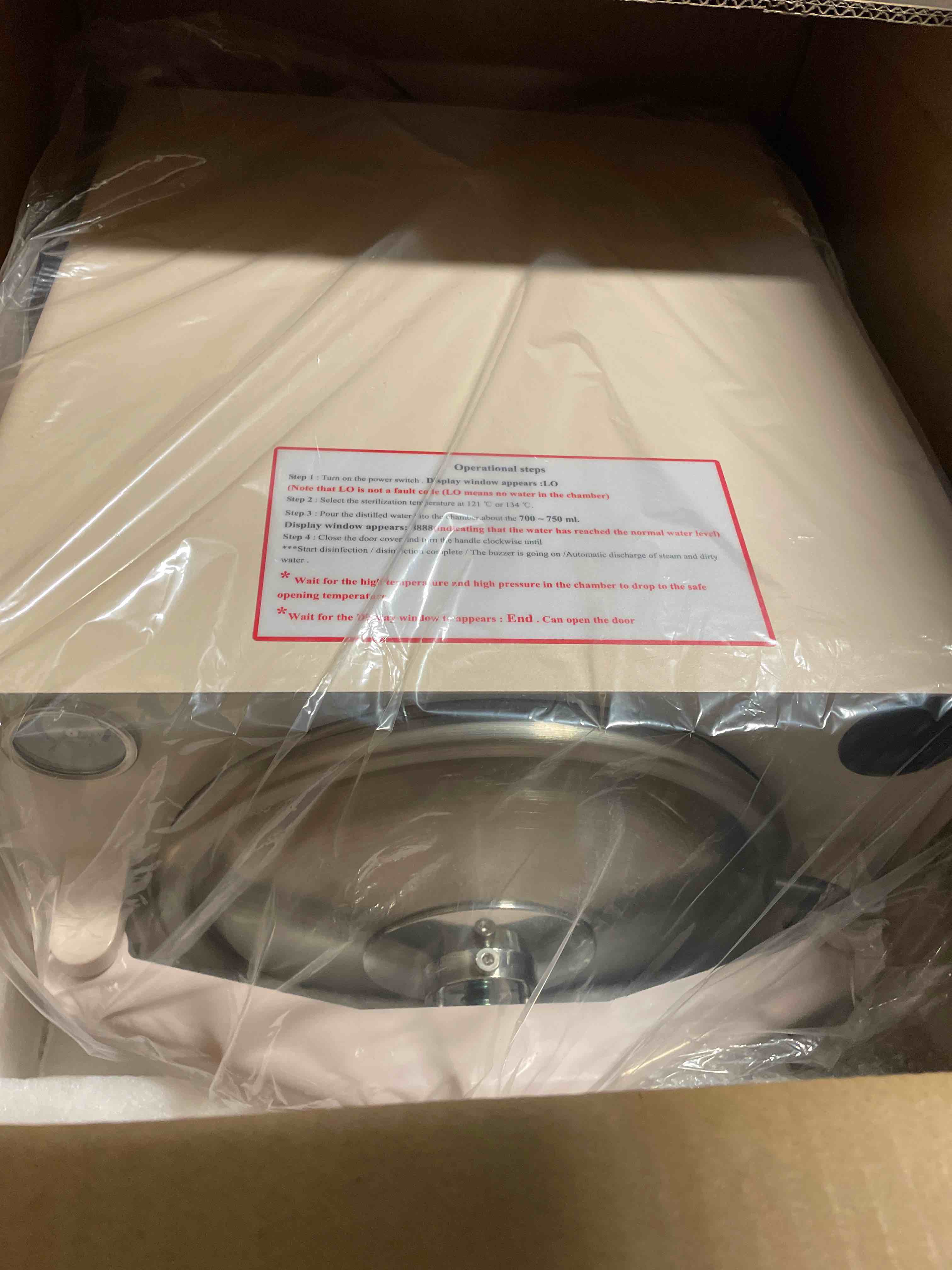 Condition photo showing New/Like New for TR250M 18L Autoclave
