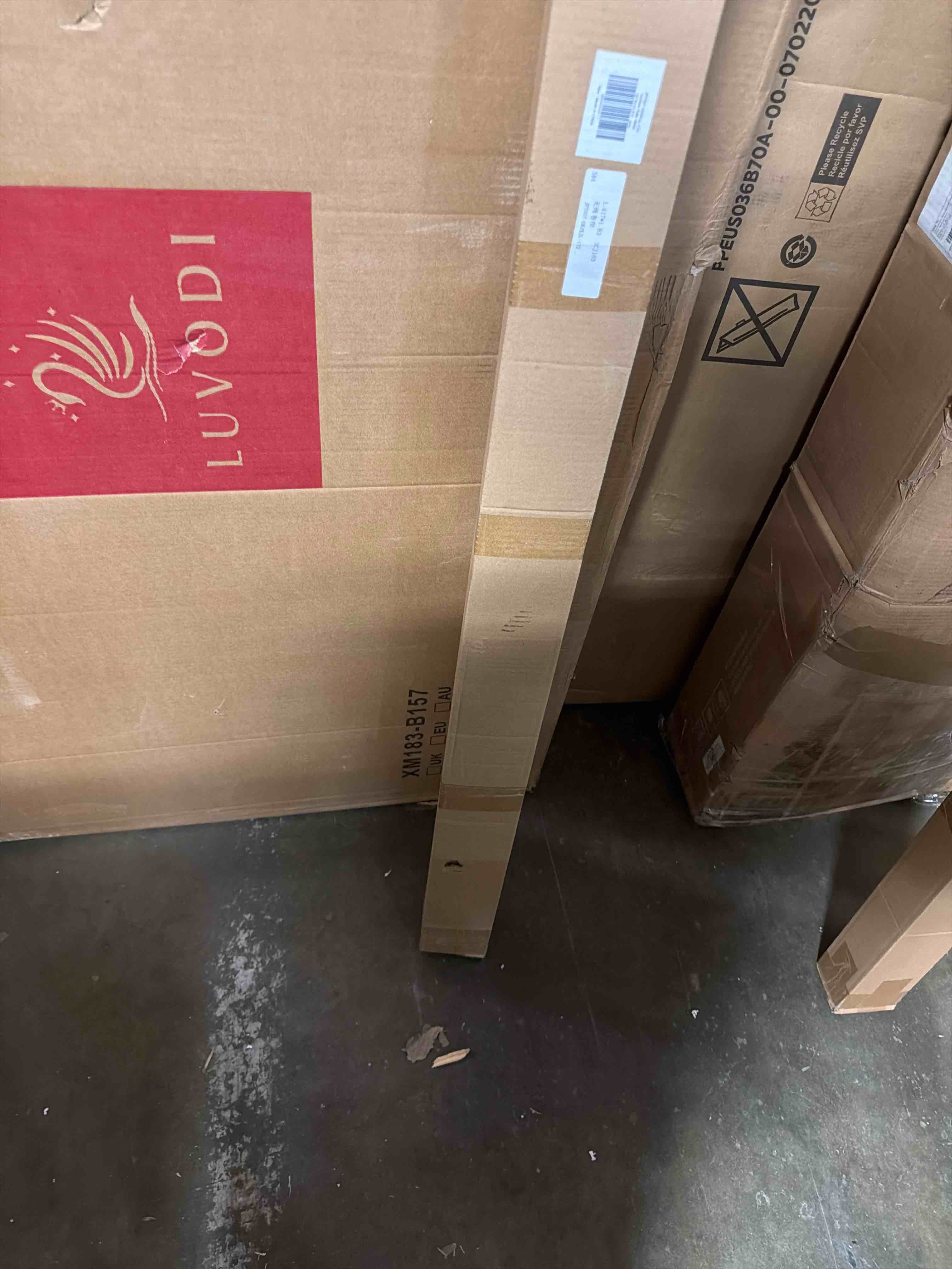 Condition photo showing New/Like New for LazBlinds No Tools No Drill Cordless Roller Blinds Shades, 100% Blackout Waterproof Fabric Thermal Insulated UV Protection Privacy Blinds for Window Size 20'' W x 72'' H, Grey