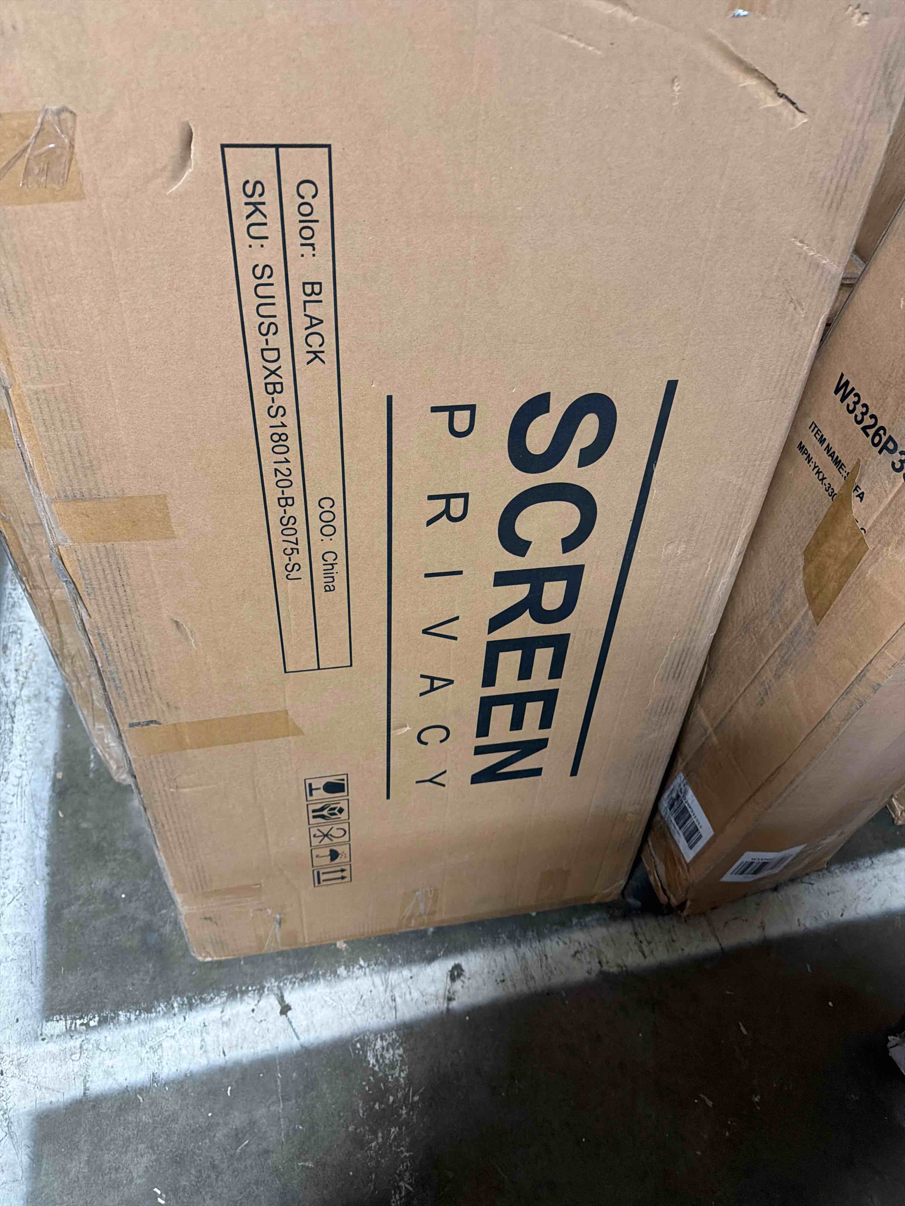 Condition photo showing New/Like New for Outdoor Privacy Screen,72" H×47" W Metal Privacy Screen, Freestanding Privacy Fence Panels for Patio