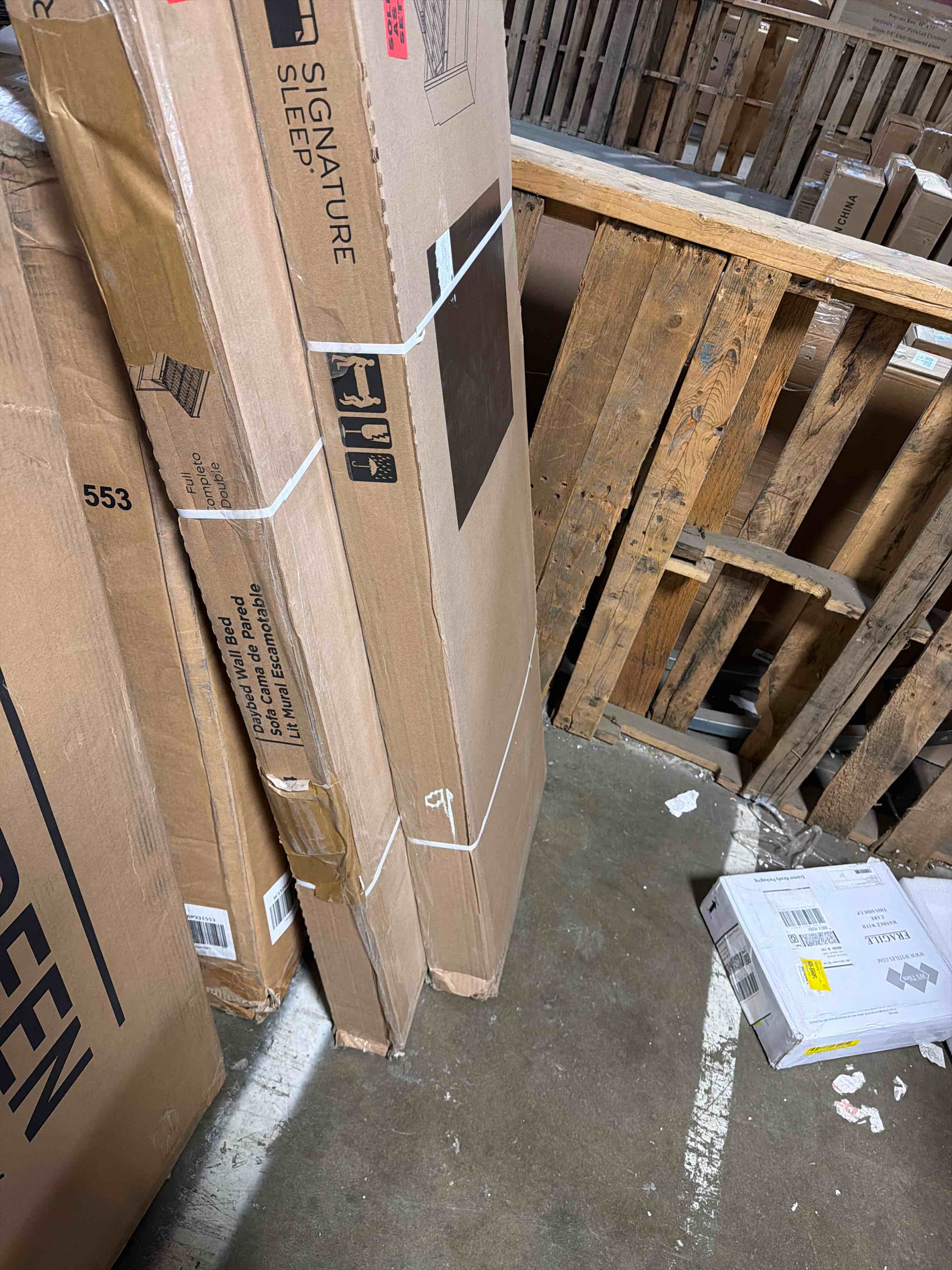 Condition photo showing New/Like New for Murphy Bed With Bookshelf