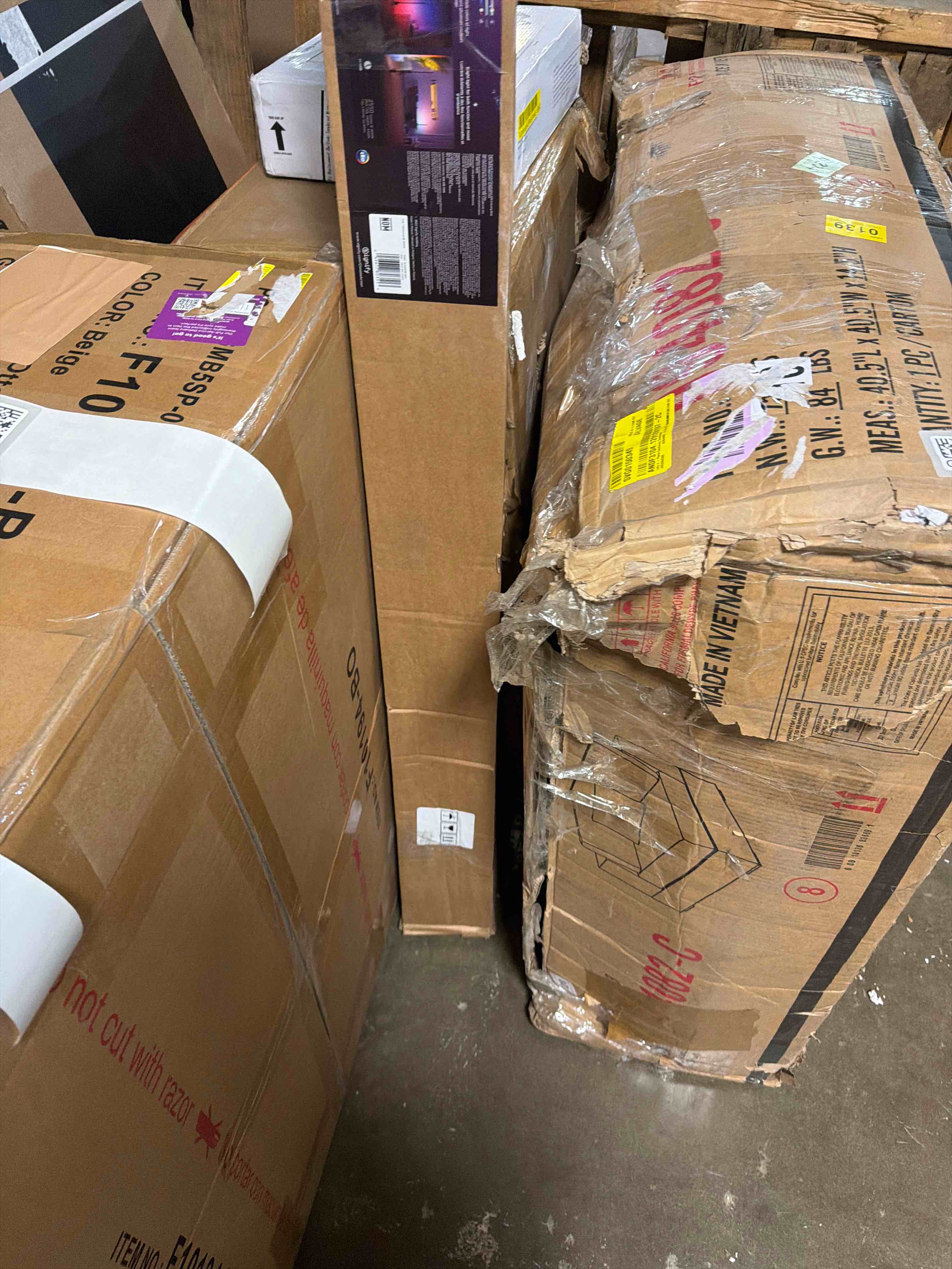 Condition photo showing As Is for Philips Hue Signe Smart Color Changing Floor Lamp, Black, White and Color Ambiance, Pack of 1, Control with Hue App, LED Floor Lamp Works with Alexa, Google Assistant, and Apple Homekit Black 1 Pack