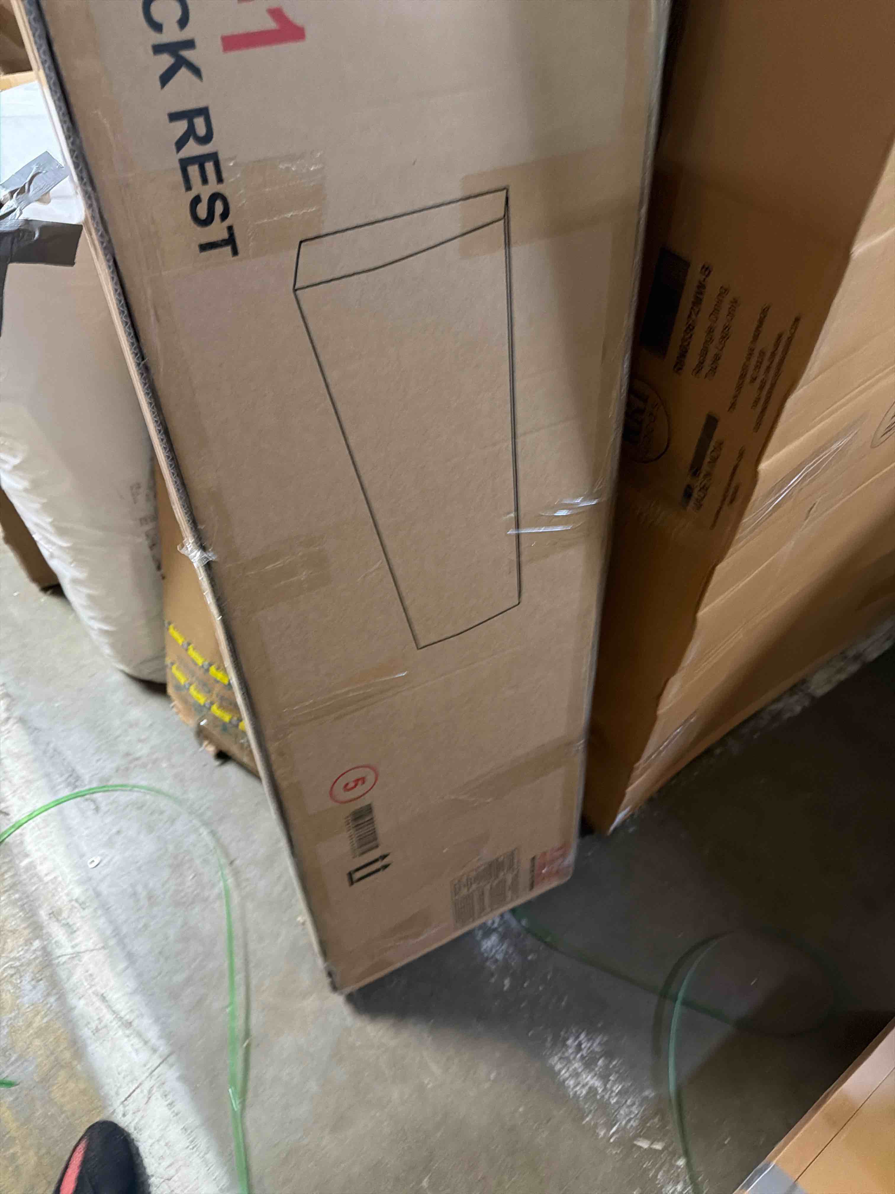 Condition photo showing As Is for Caoimh Corduroy Sectional