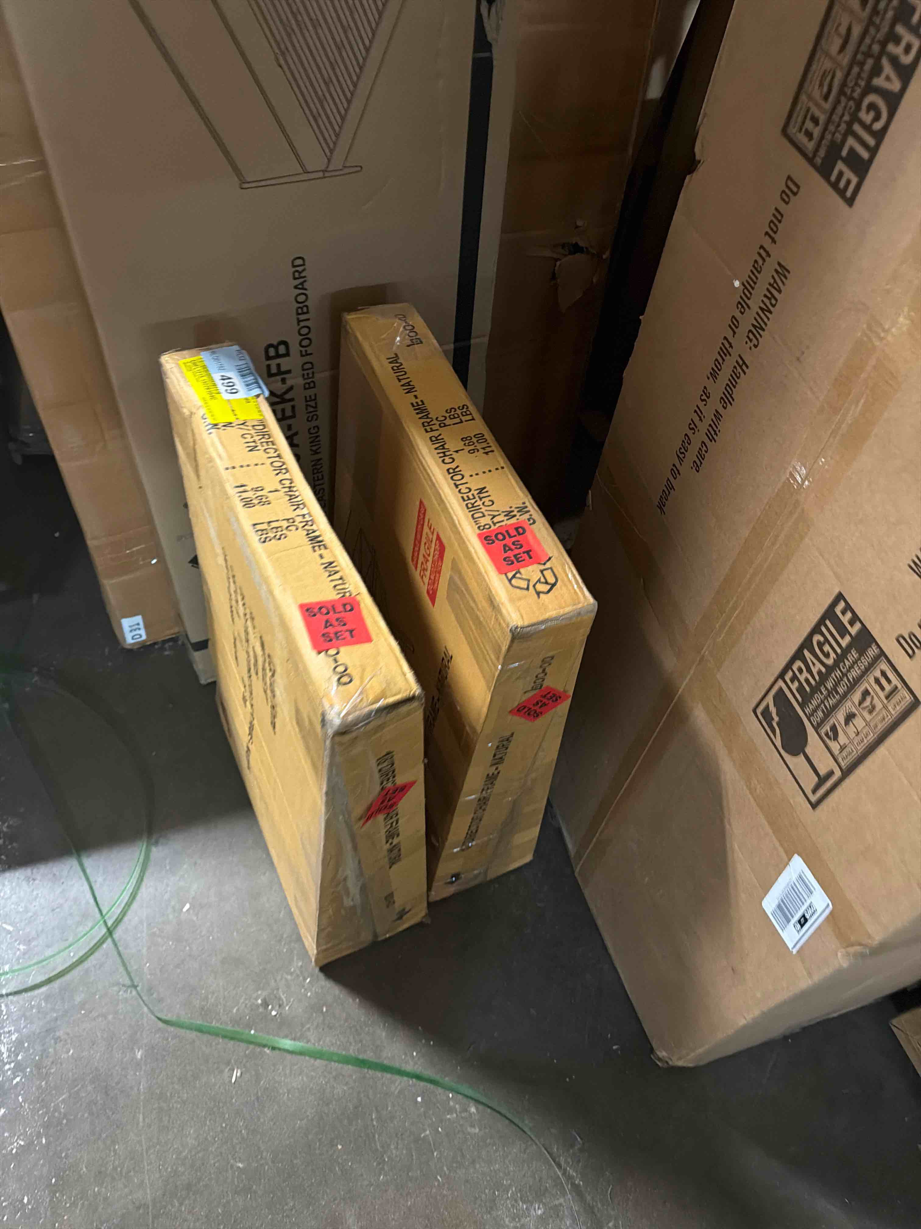 Condition photo showing New/Like New for Casual Home 18-Inch Director Chair, Natural Frame