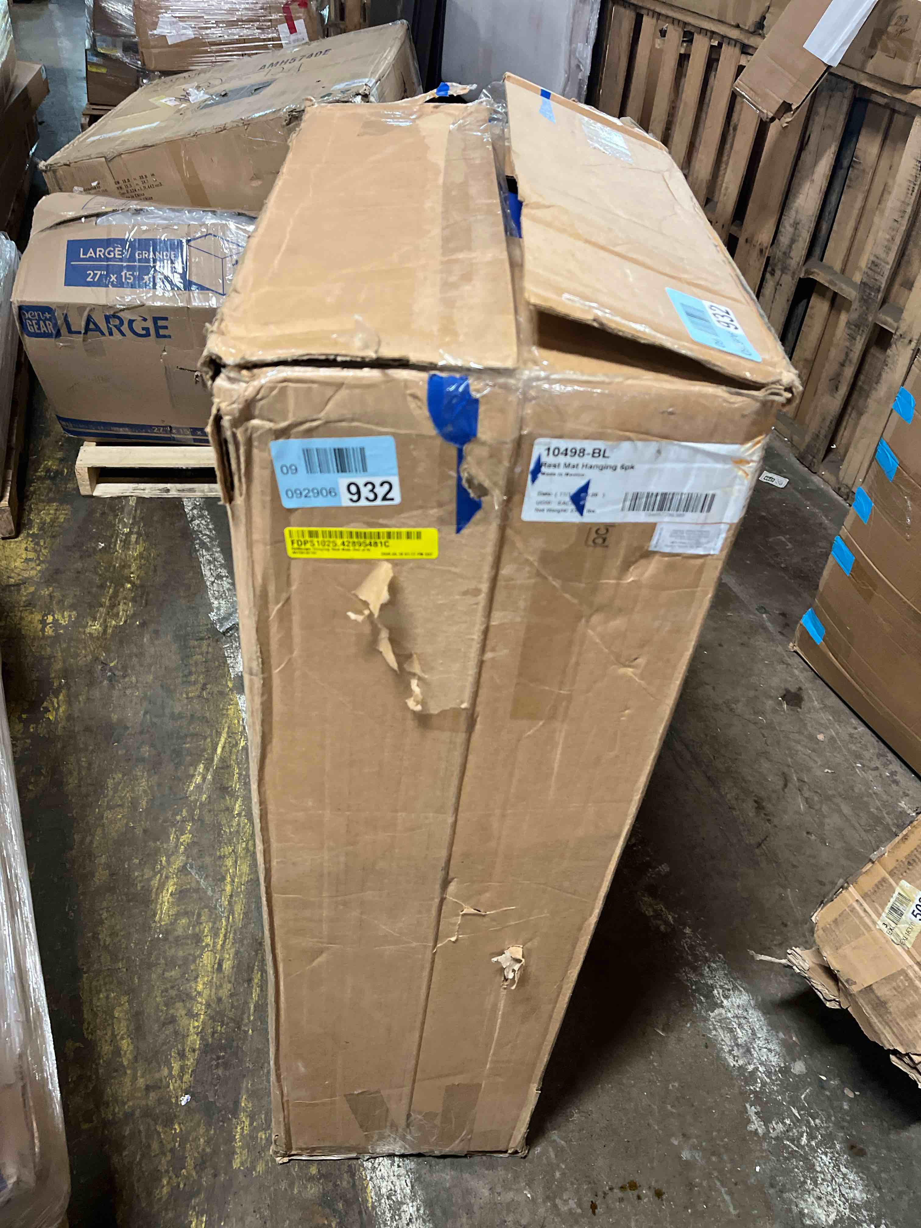 Condition photo showing New/Like New for Factory Direct Partners 10498-BL Hanging Rest Mat - Daycare and Preschool Nap Mats (6-Pack) - Blue