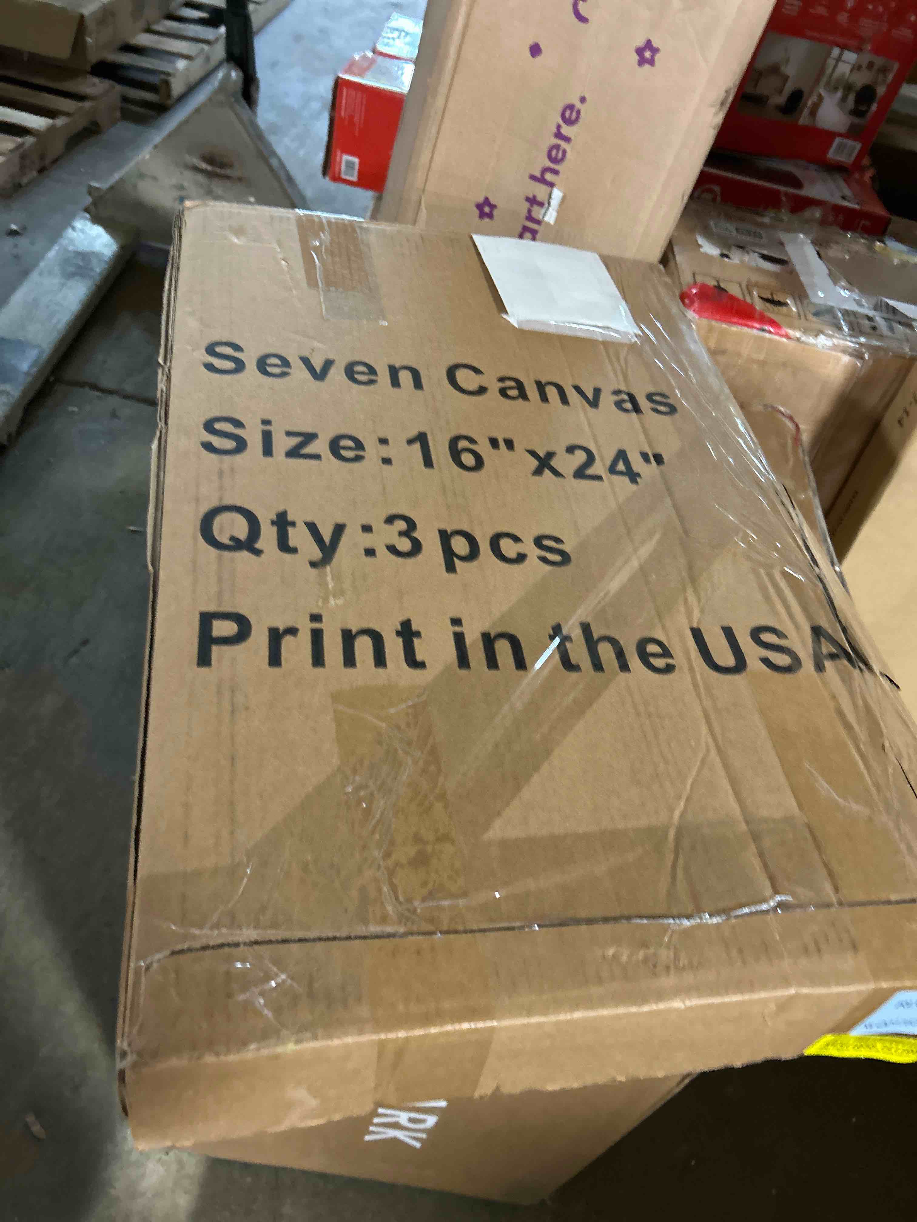 Condition photo showing New/Like New for 3Pcs Framed Pink Trendy Girls Canvas Wall Art Pictures Fashion Girl