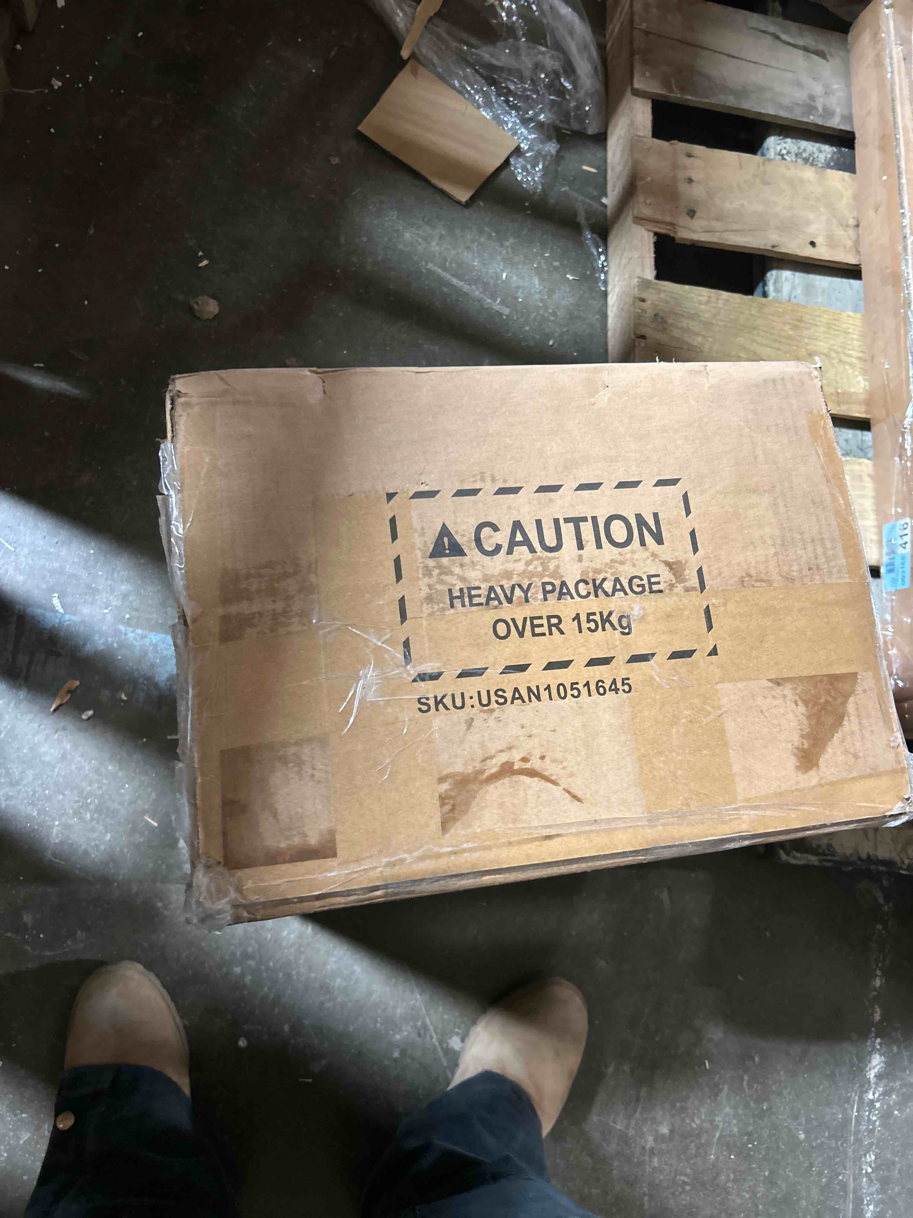 Condition photo showing New/Like New for Spurlin Rattan Nightstand With 2 Storage Drawers