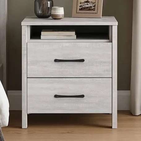 Allysyn 22.7" 2 Drawer Nightstand